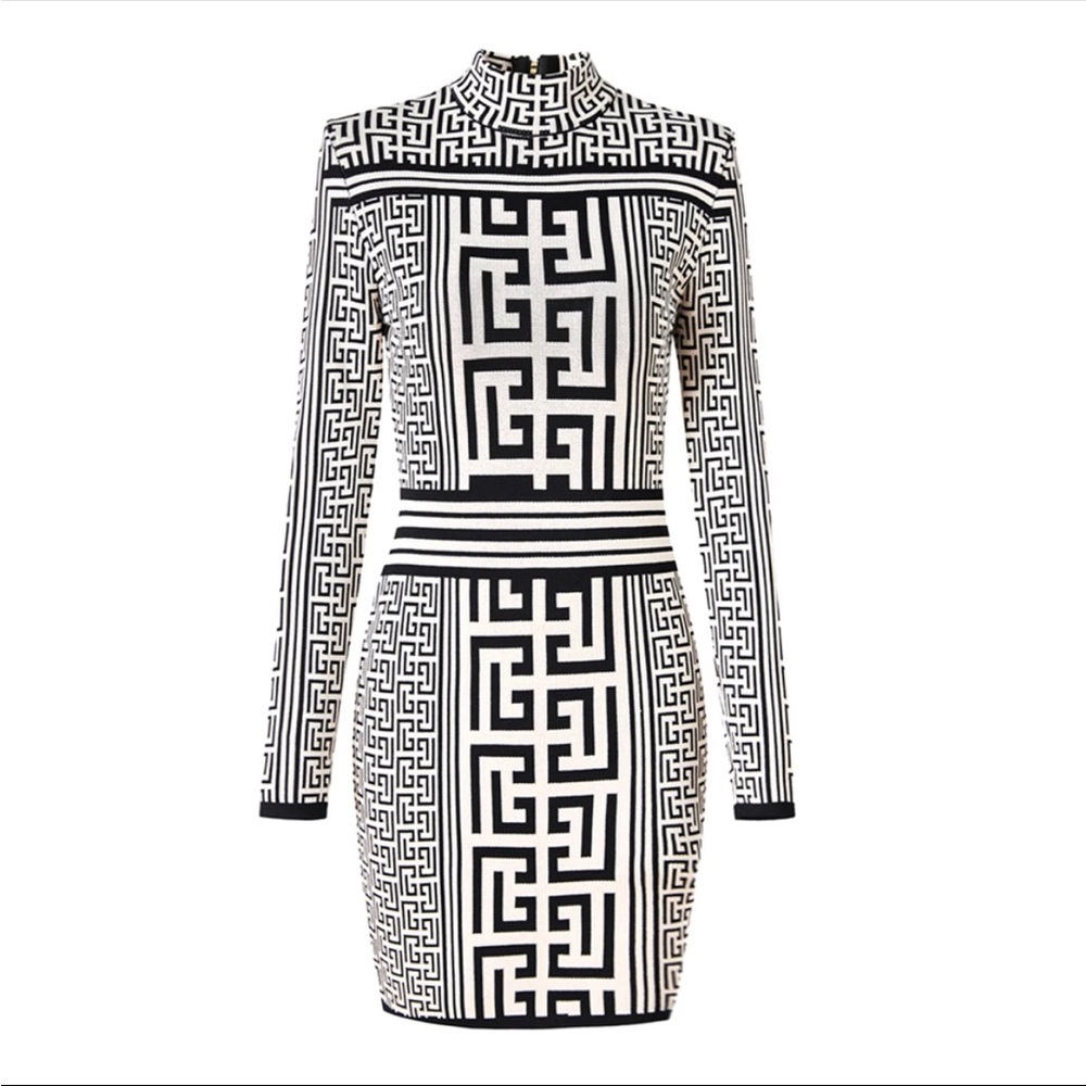 New Fashion Bandage Dress - Large